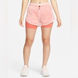 Nike Women's Icon Clash Tempo Luxe Mid-rise Running Shorts